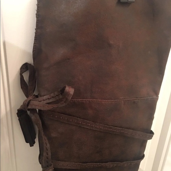Faux leather over the knee boots - Picture 4 of 7